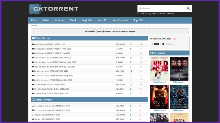 Top 5 des meilleurs sites de torrent Français en 2020